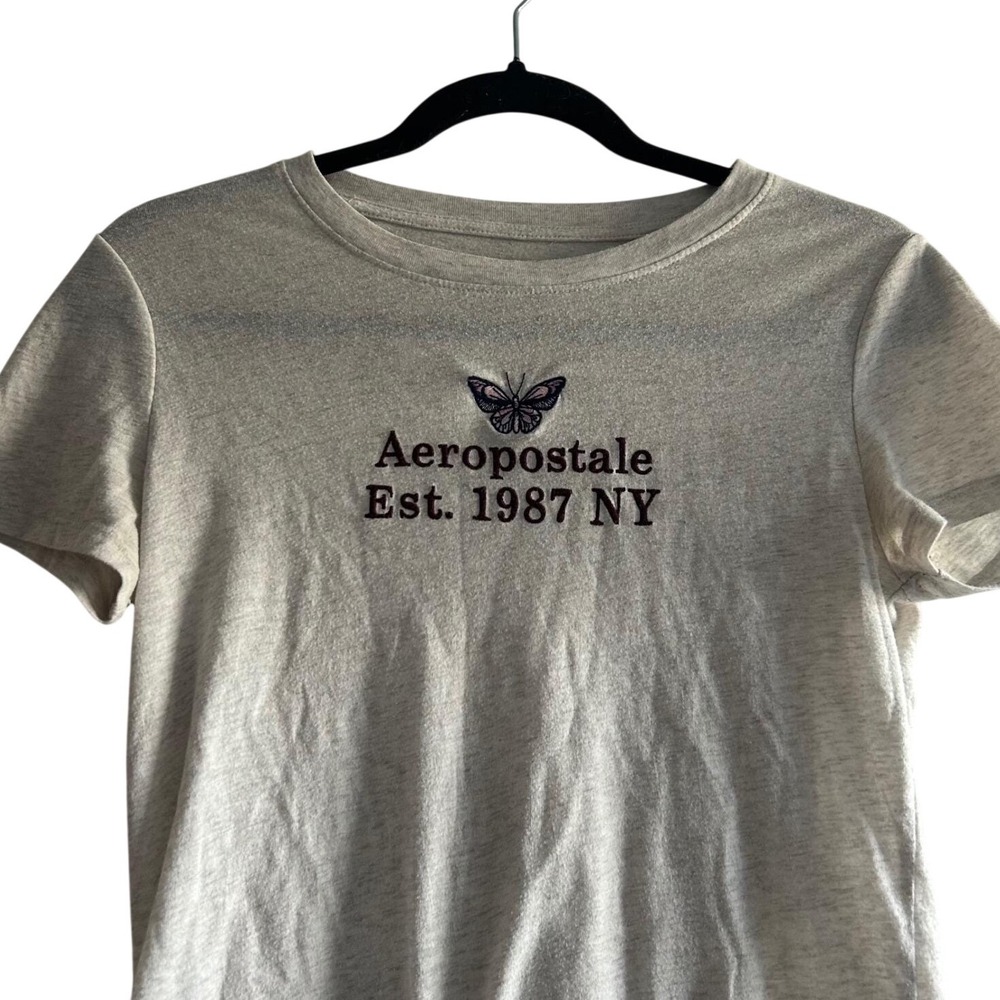 Vintage y2k butterfly Aeropostale‎ Tee